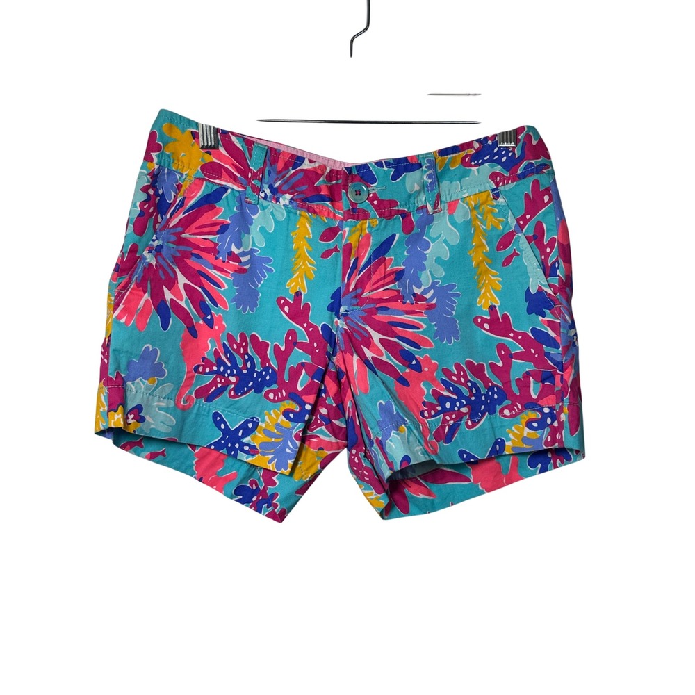 Lilly Pulitzer‎ Callahan Sippin & Trippin Seahorse Size 2 Preppy Resortwear